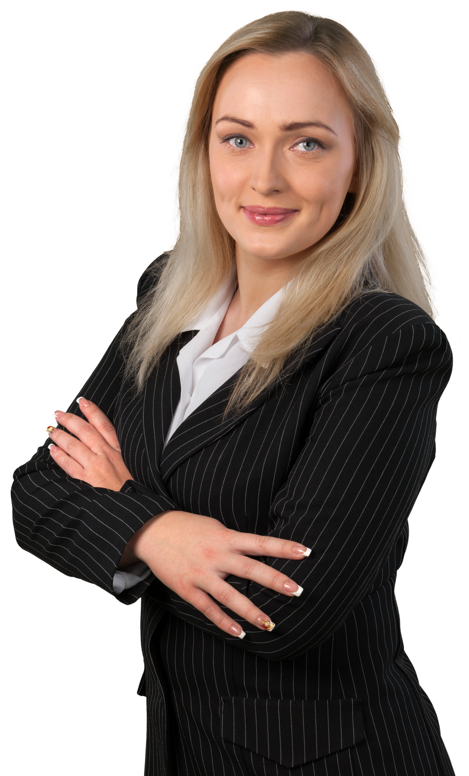 Blonde Businesswoman Cutout